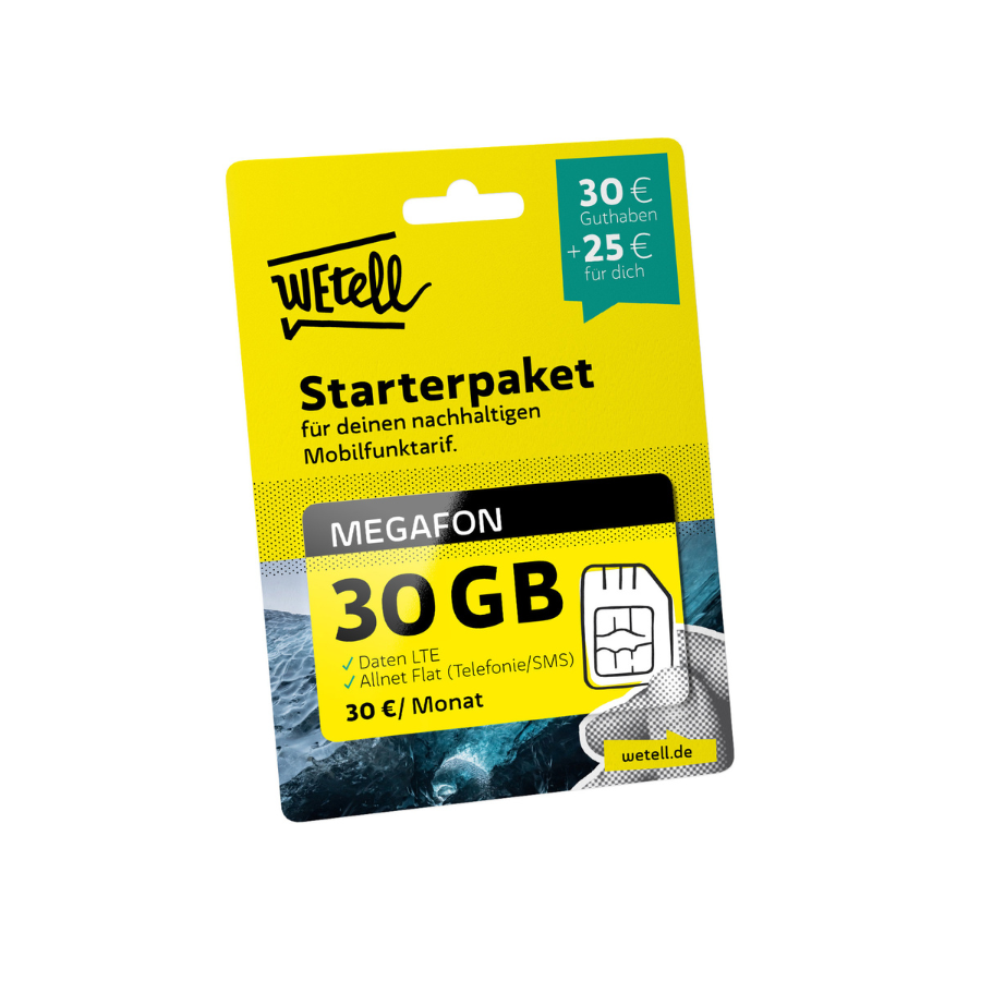 WEtell Megafon Starterpaket