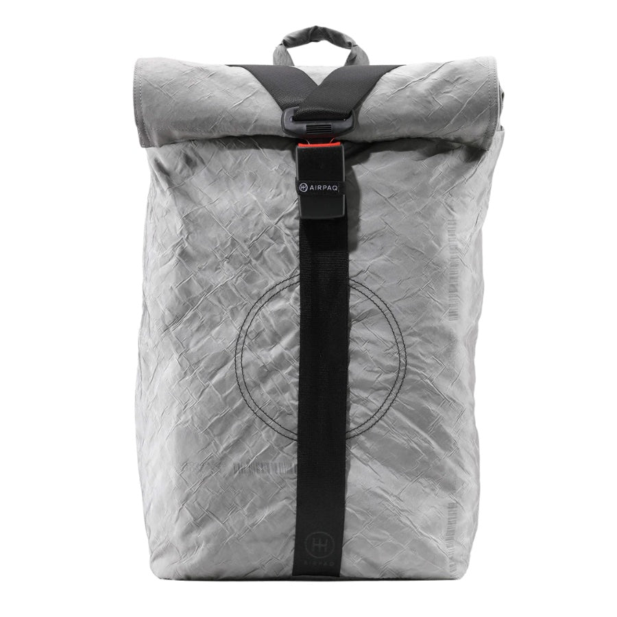 Rolltop Biq von airpaq – grau von vorne