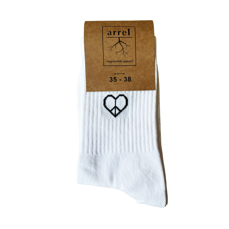 Statementsocken von arrel love & peace