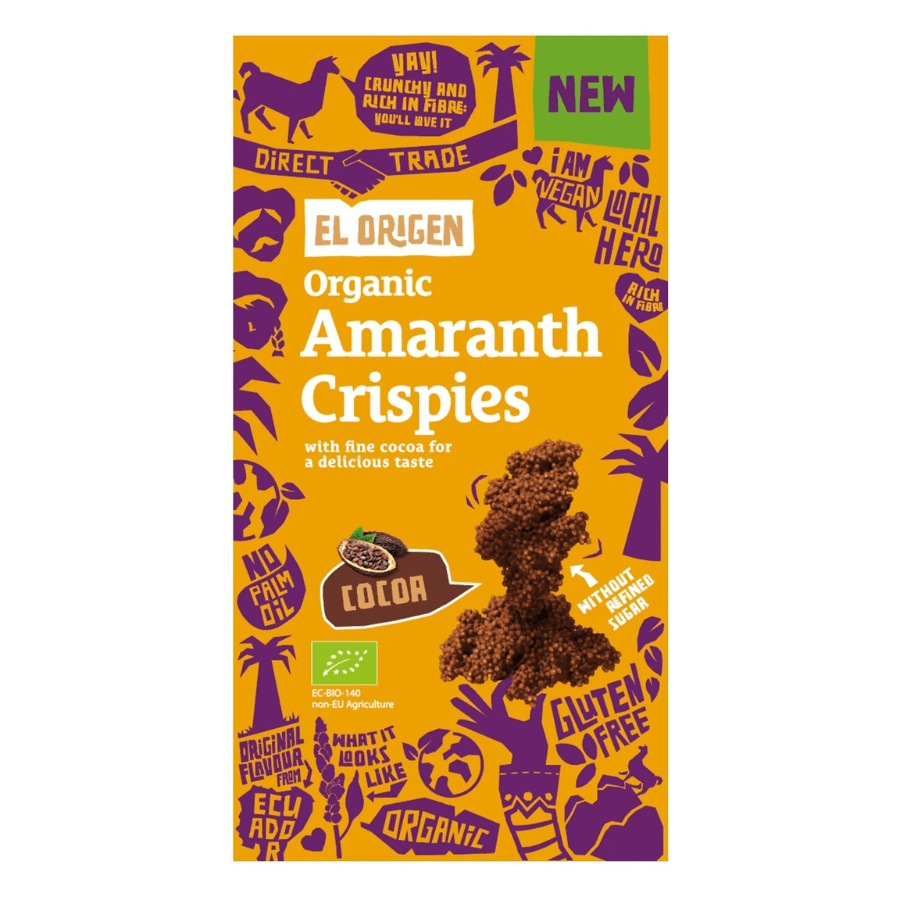 Amaranth Crispies Verpackung von vorne