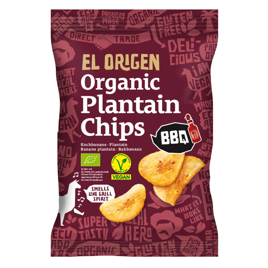 el origen Kochbanenchips mit BBQ