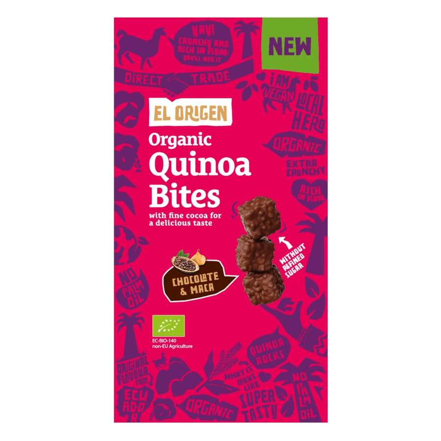 Quinoa Bites Verpackung von vorne