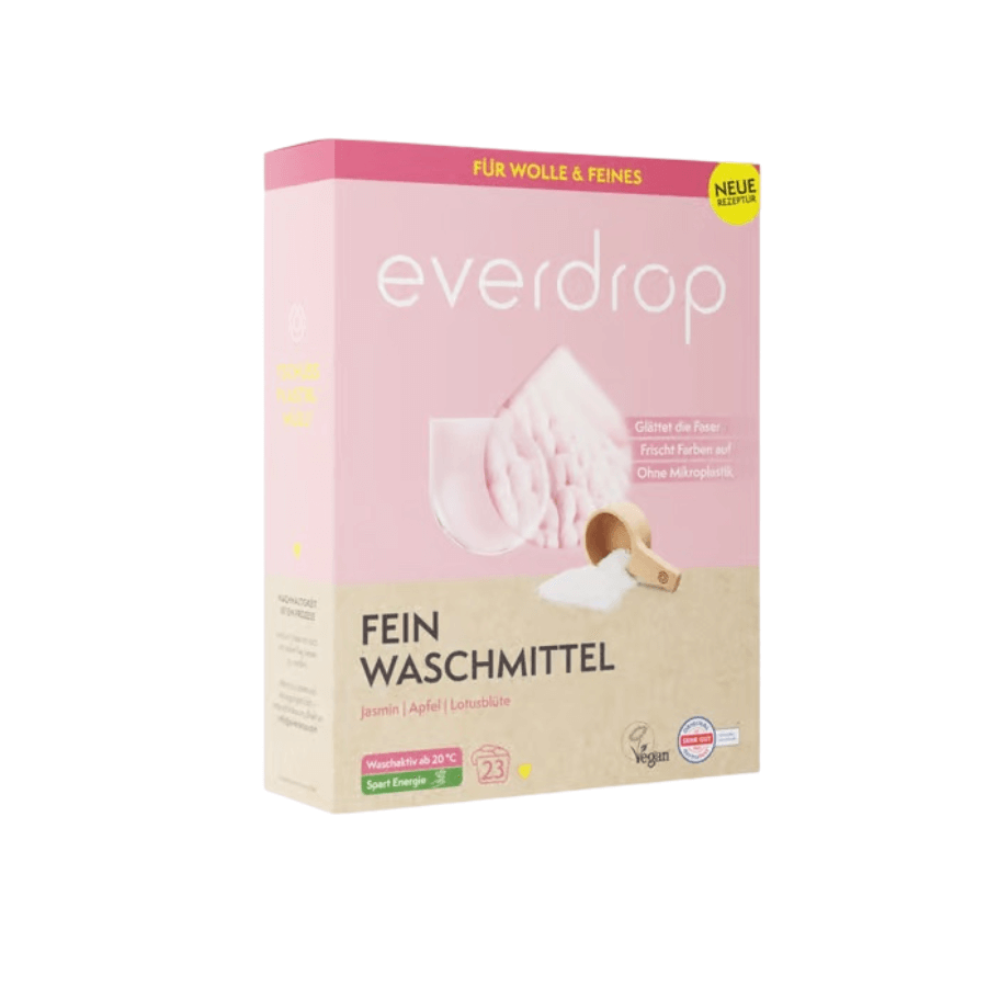 Feinwaschmittel von everdrop – Verpackung von vorne