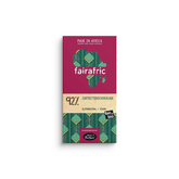 Fairafric Zartbitter-Schokolade 92% Verpackung
