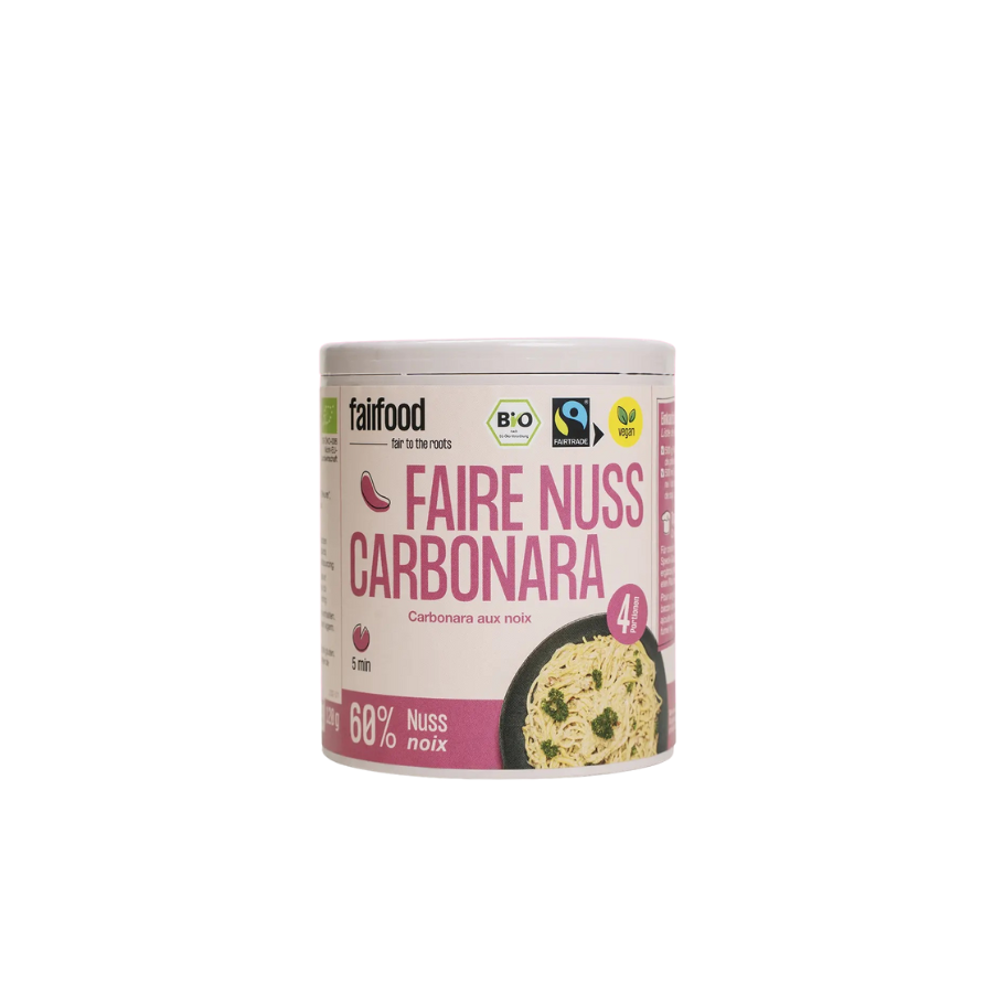 Faire Nuss Carbonara – Verpackung