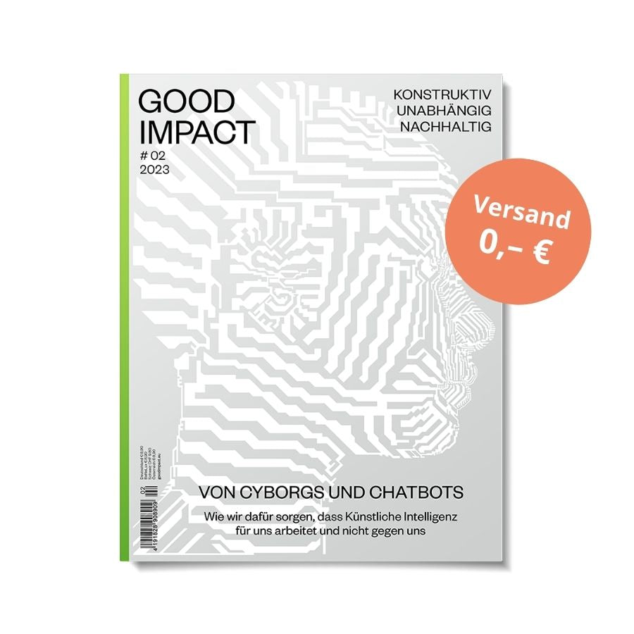 Cover der Good Impact Ausgabe 2 mit Störer