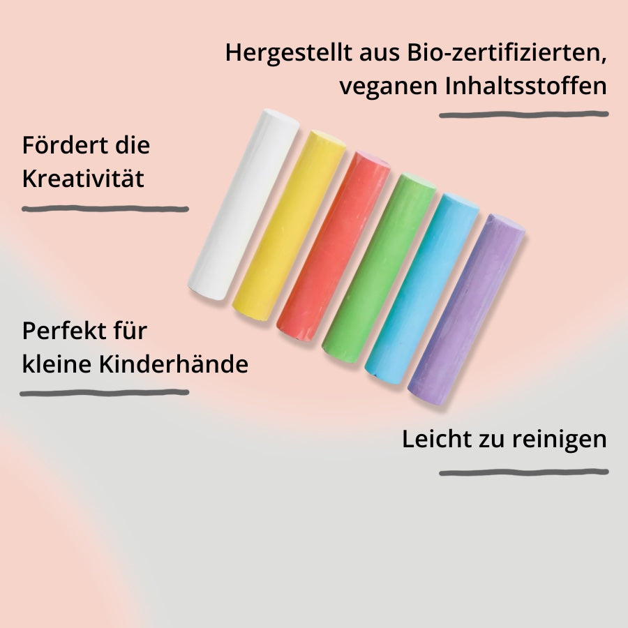 6 Kreidestifte von neogrün mit Impact