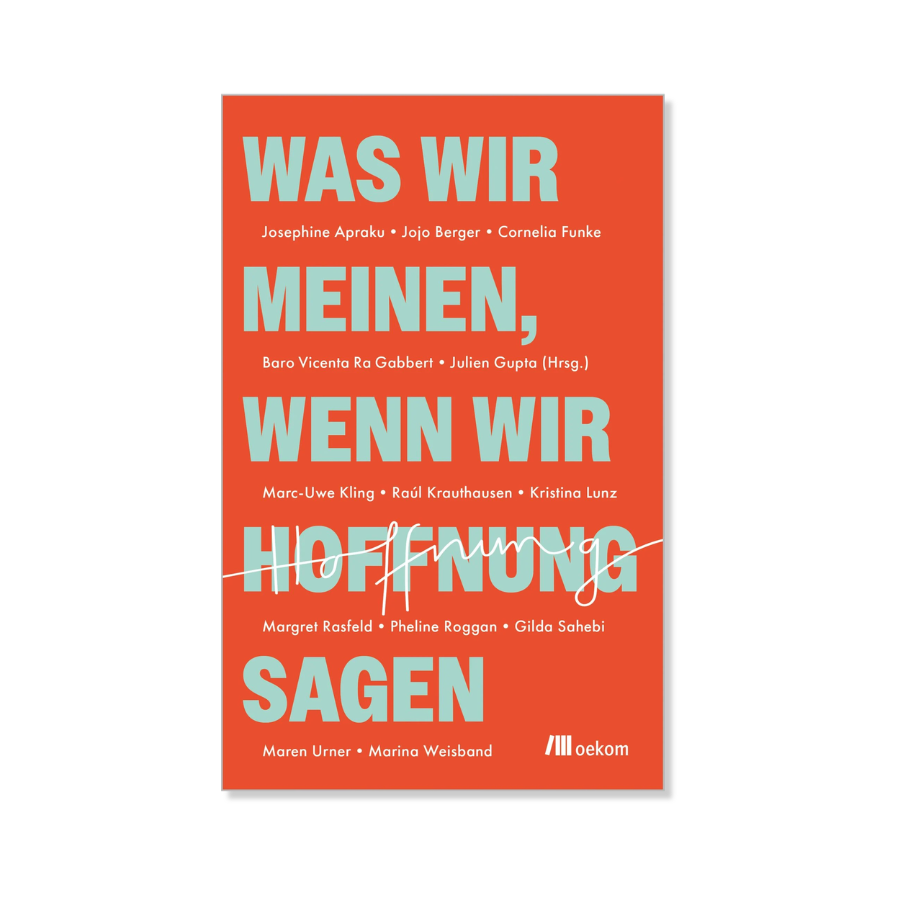 Cover Was wir meinen, wenn wir Hoffnung sagen von Julien Gupta