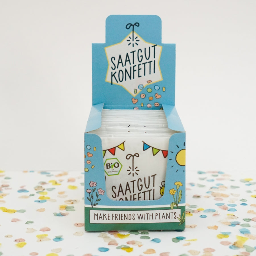 Saatgutkonfetti – 20 x 5g Tütchen