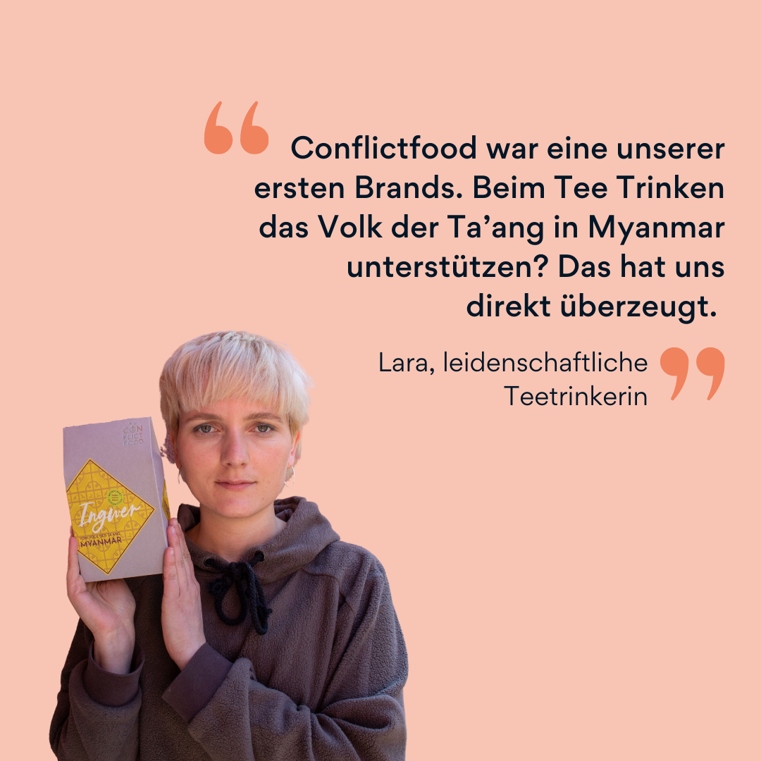 Bild von Lara mit Ingwer von Conflictfood