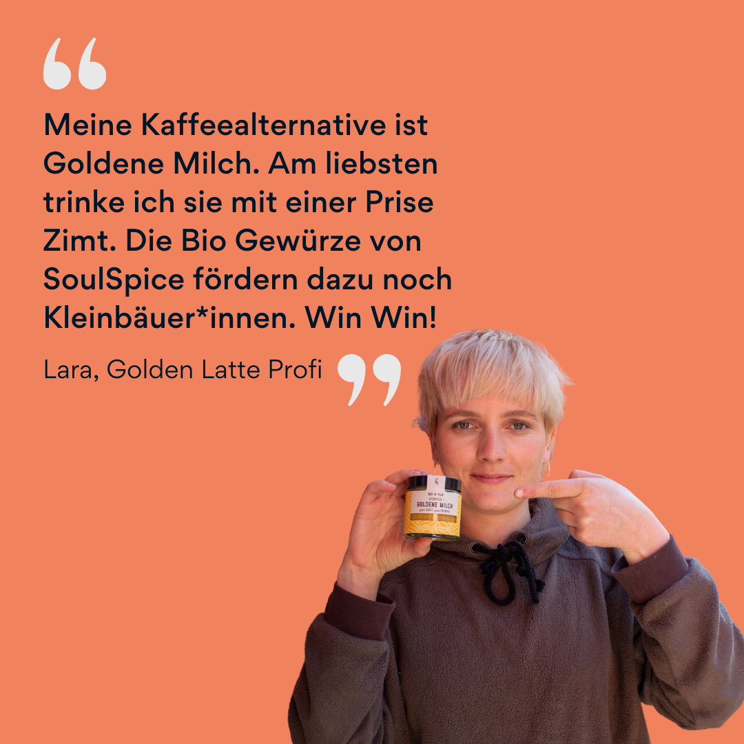 Bild von Lara mit Goldener Milch