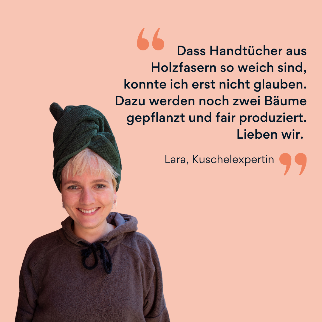 Bild von Lara mit kushel Handtuch