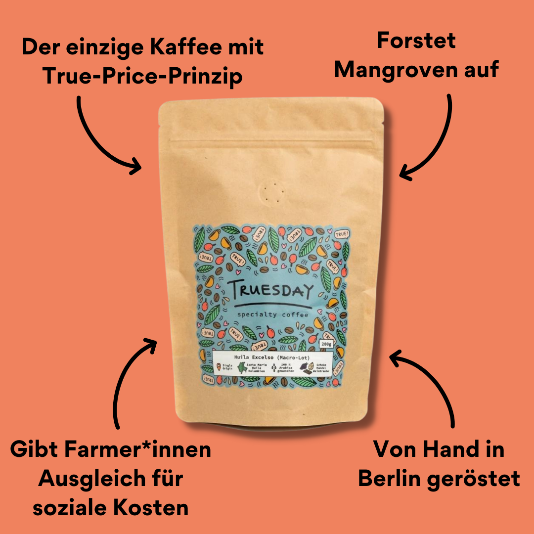 Huila Excelso (im Beutel) mit impact