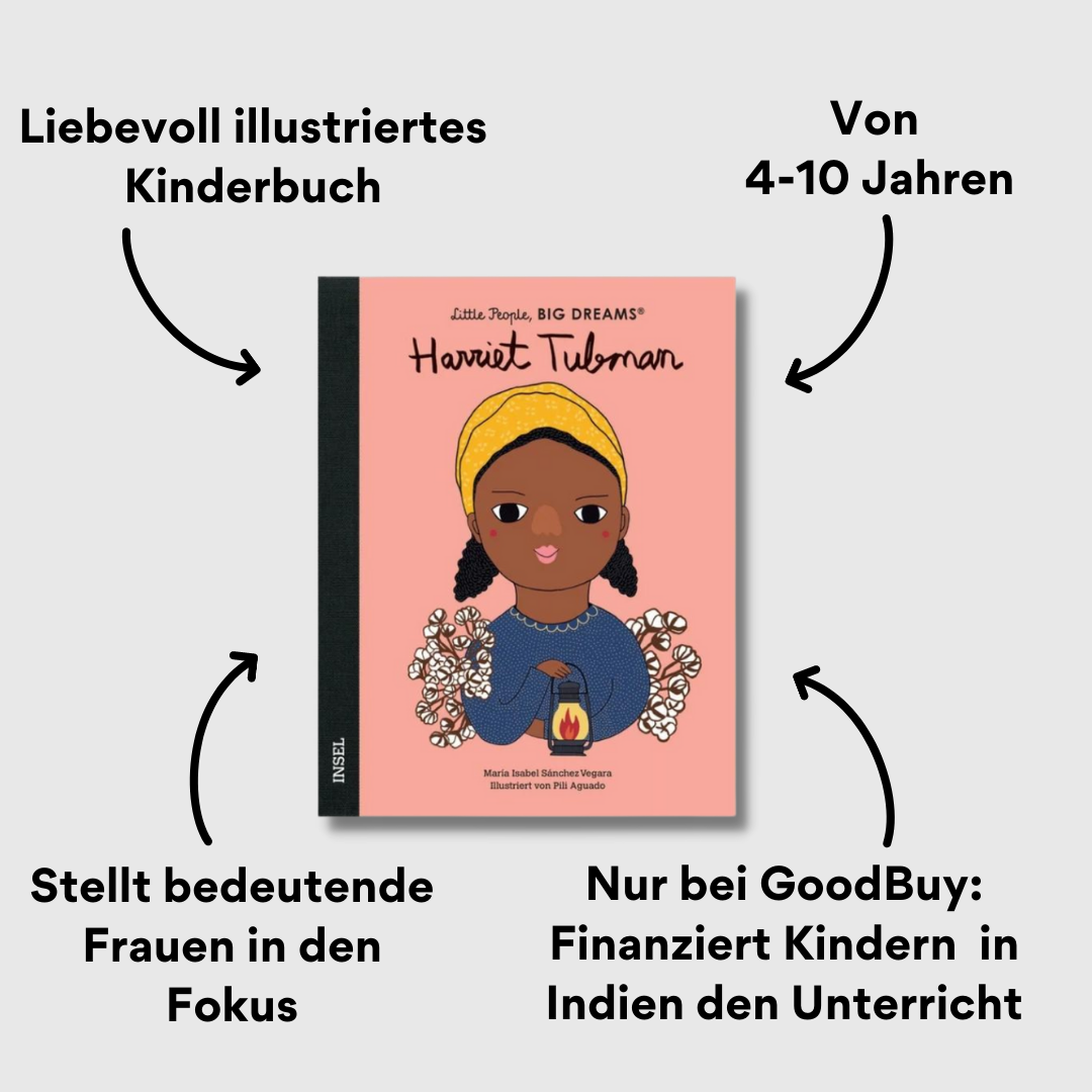 Little People Big Dreams Harriet Tubman mit Impact