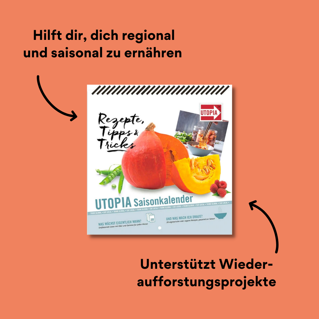 Utopia Wandkalender Cover, zusammengeklappt mit Impact