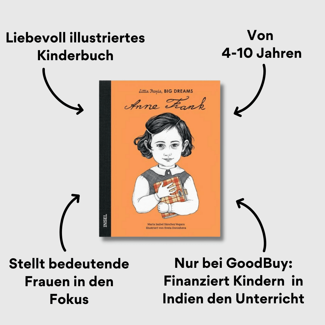 Little People, Big Dreams - Anne Frank mit Impact