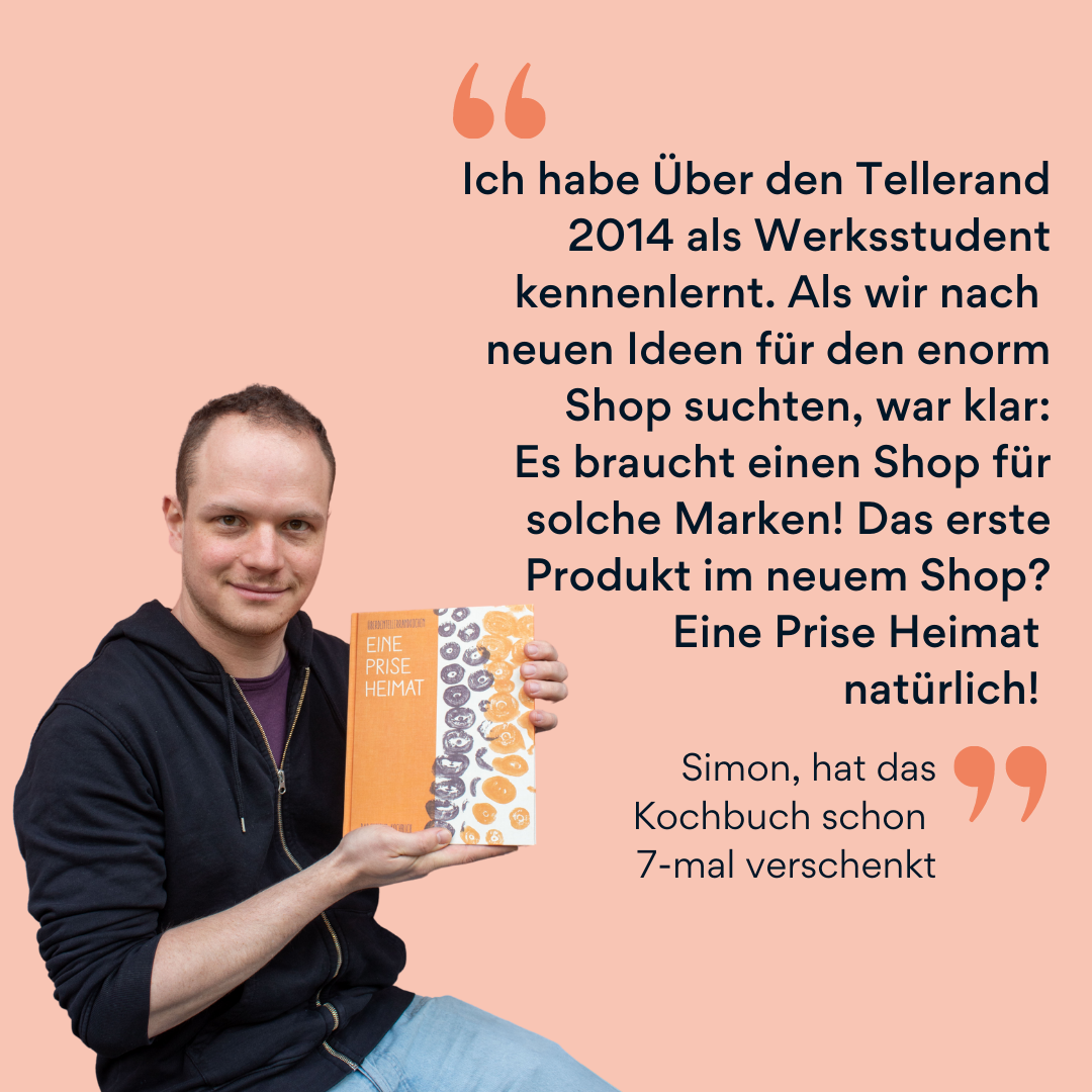 Bild von Simon mit Fusion Kochbuch