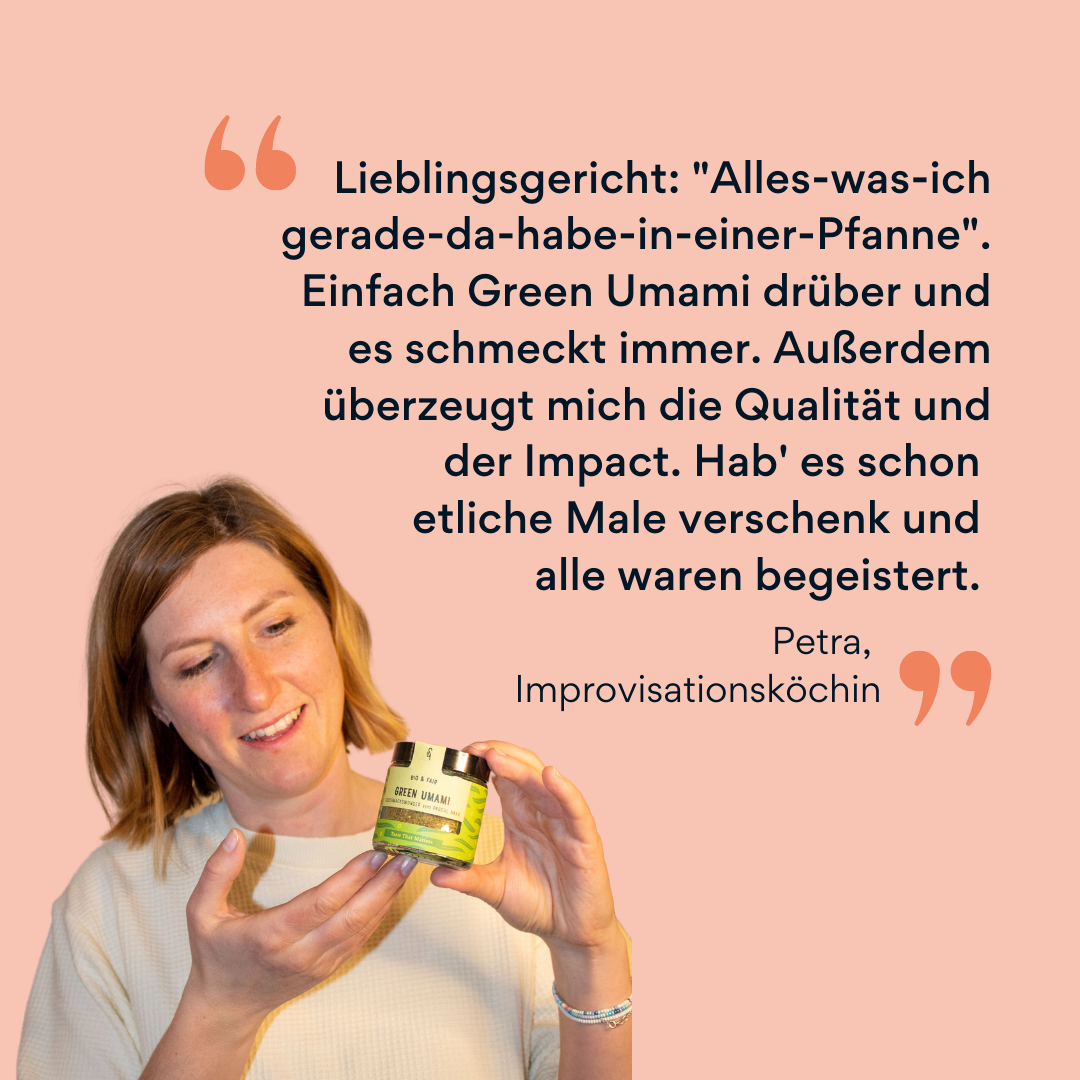 Bild von Petra mit Green Umami