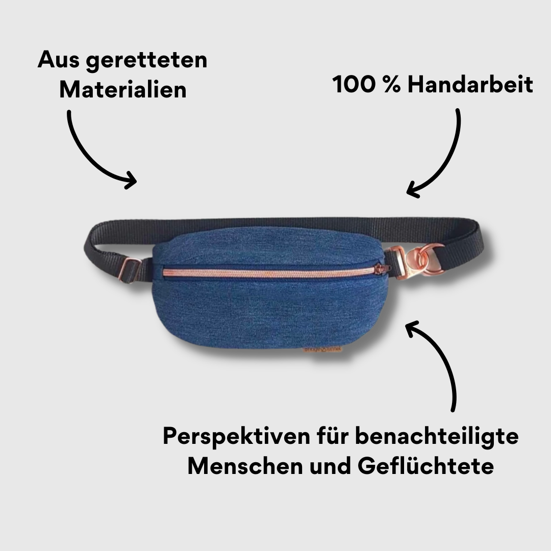 Bumbag Mittelblau mit Impact