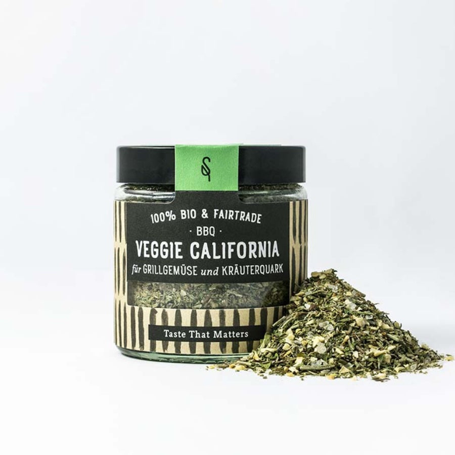 SoulSpice Veggi California Glas von Vorne