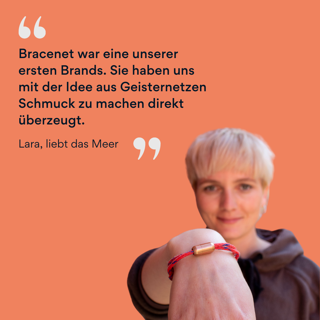 Bild von Lara mit einem Bracenet