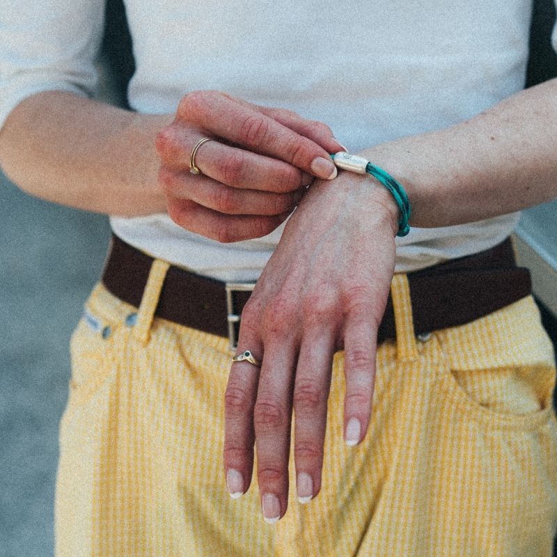 Armband Tasman Sea – Größenverstellbar Handgelenk