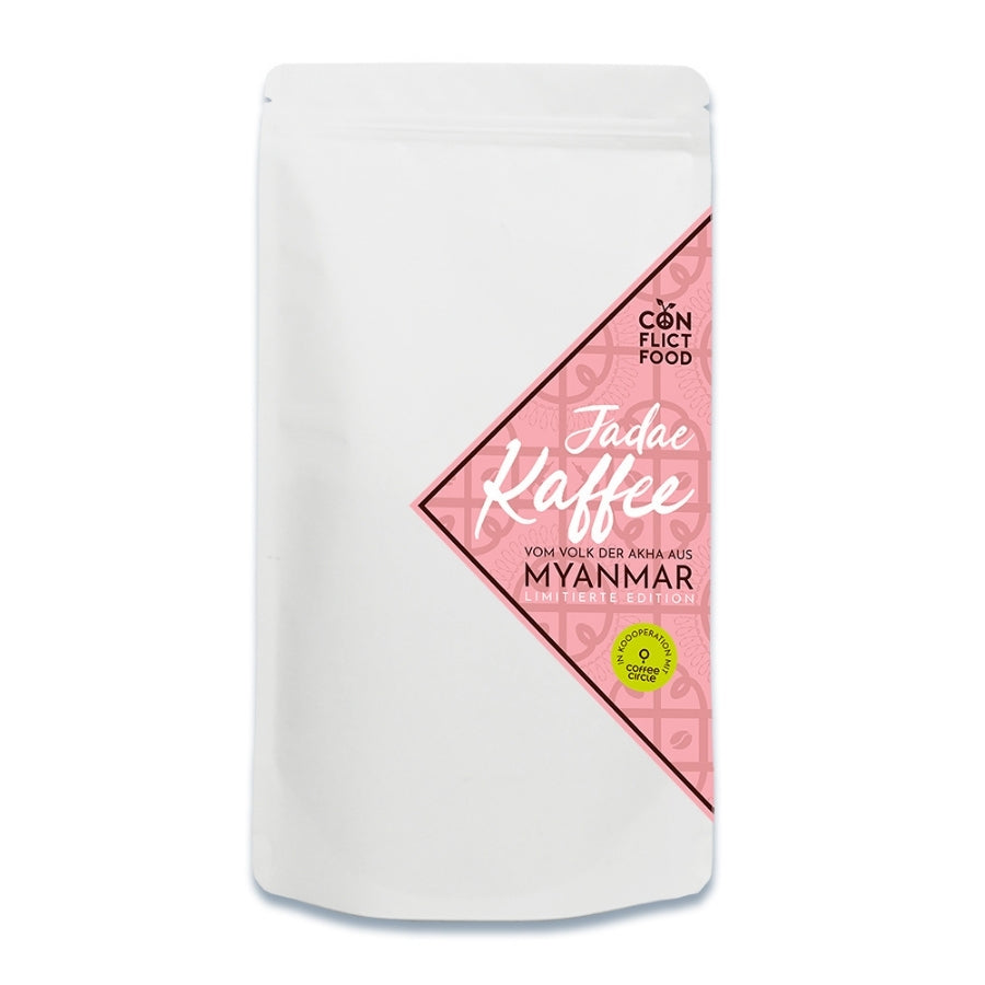 Conflictfood Jadae Kaffeepackung von vorne