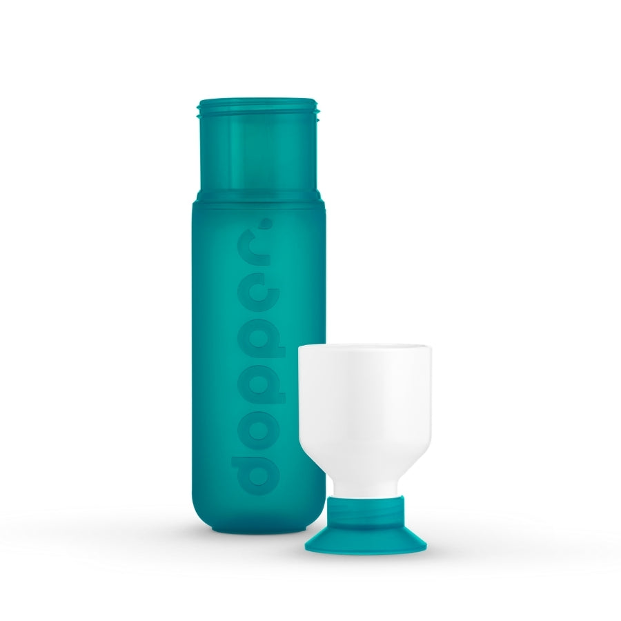 Dopper Trinkflasche türkies mit becher