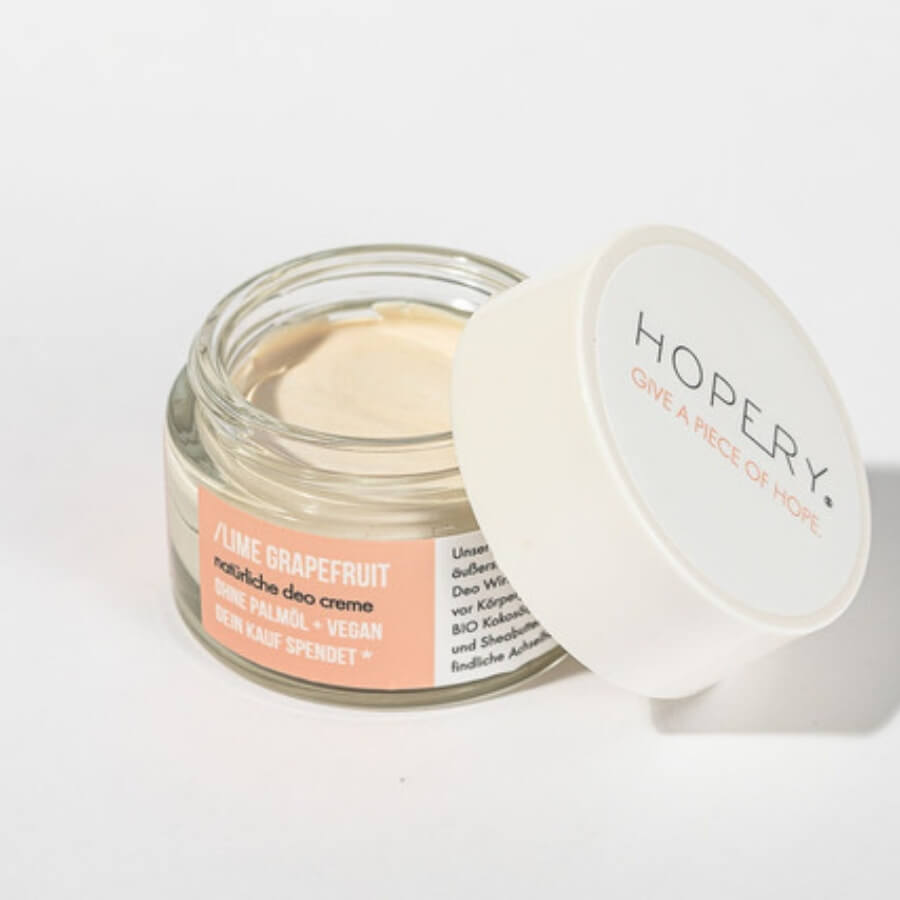 Hopery Deocreme Töpfchen mit Inhalt Lime Grapefruit