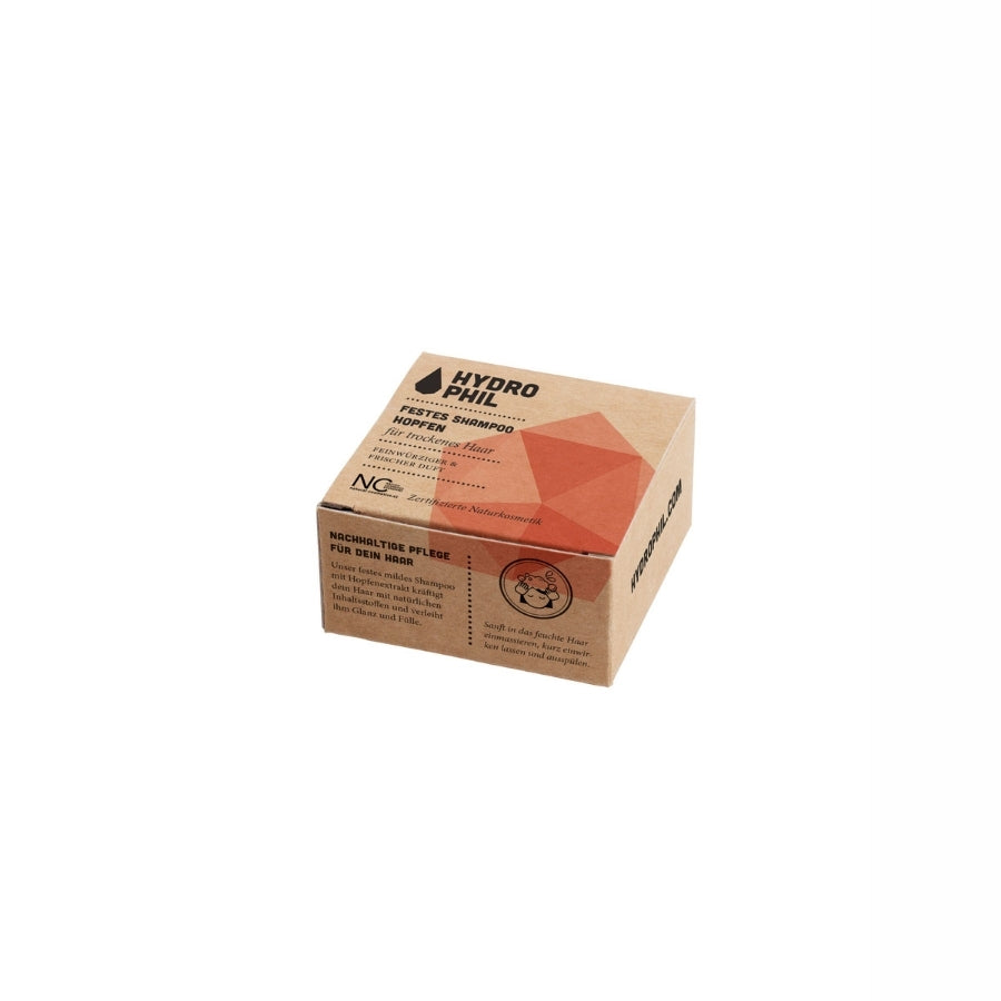 Hydrophil festes Shampoo Hopfen Verpackung