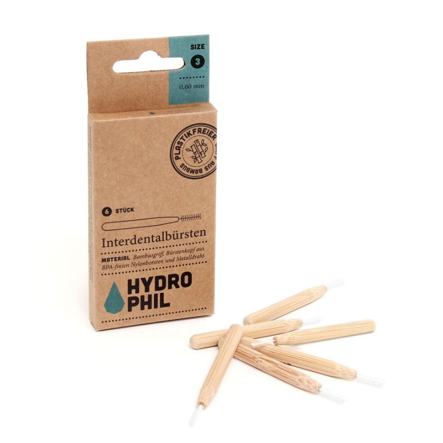 Hydrophil Interdentalbürsten Packung Größe 3