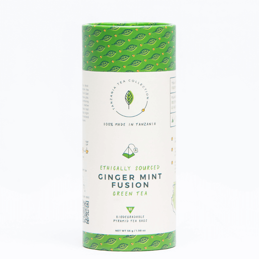 Kazi Yetu Tee Ginger Infusion von vorne