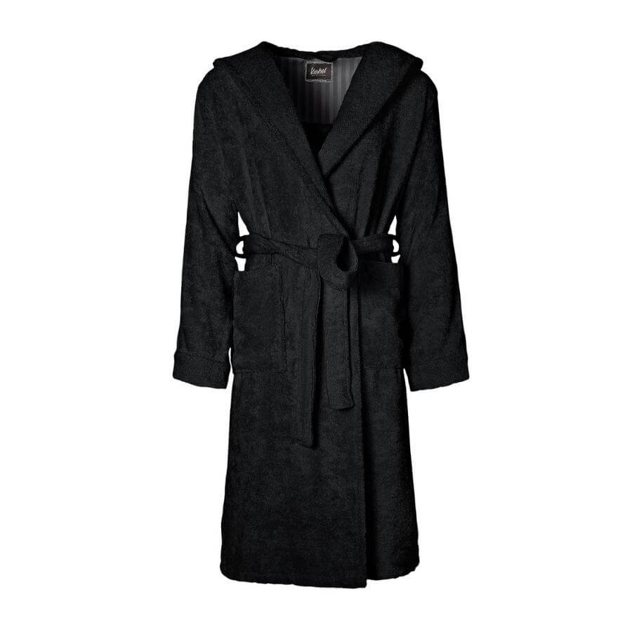 Kushel Bademantel in Cosy Black