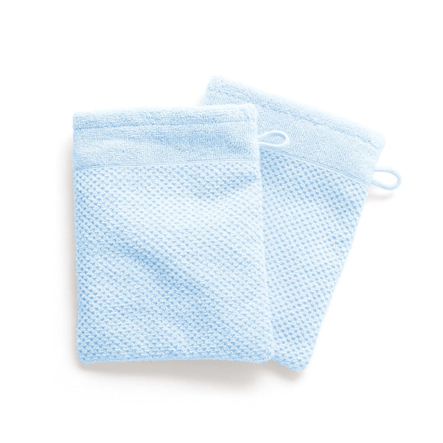Kushel Waschhandschuhe in SkyBlue