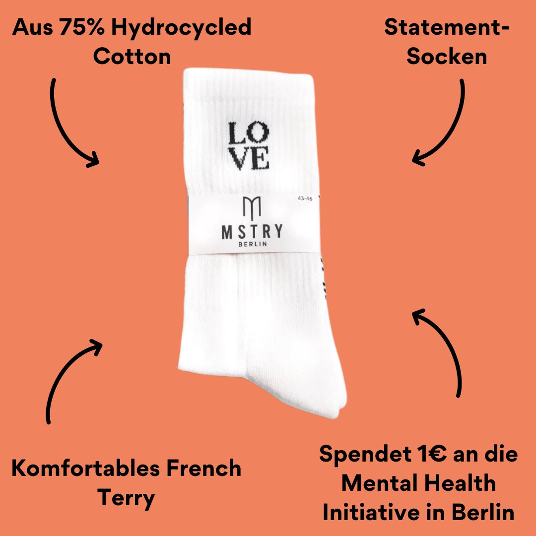 Mstry Socken Love mit Impact