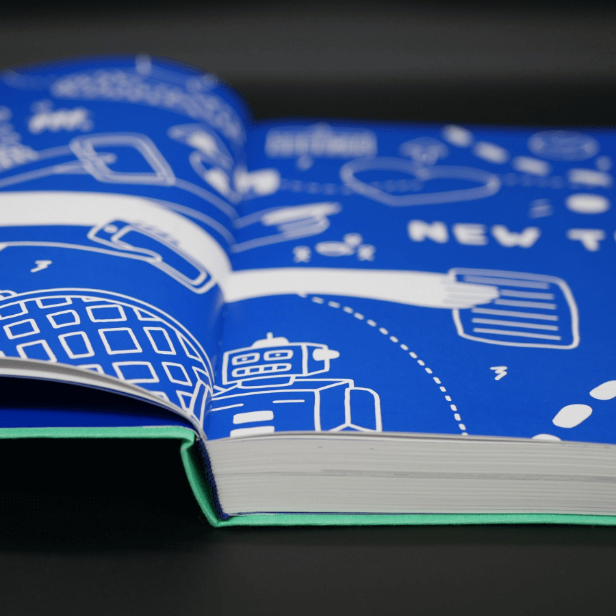 New Workspace Playbook Aufgeklappt