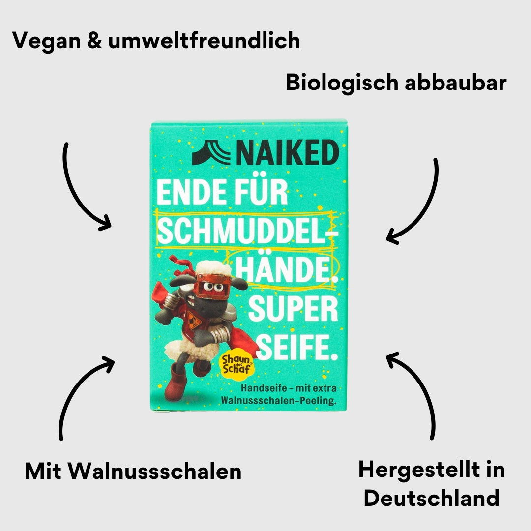 Naiked Handseife mit Impact