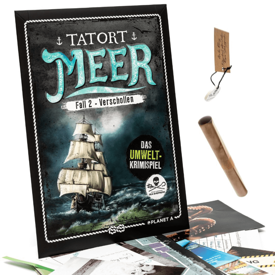 Tatort Meer Fall 2 Verpackung mit Inhalt