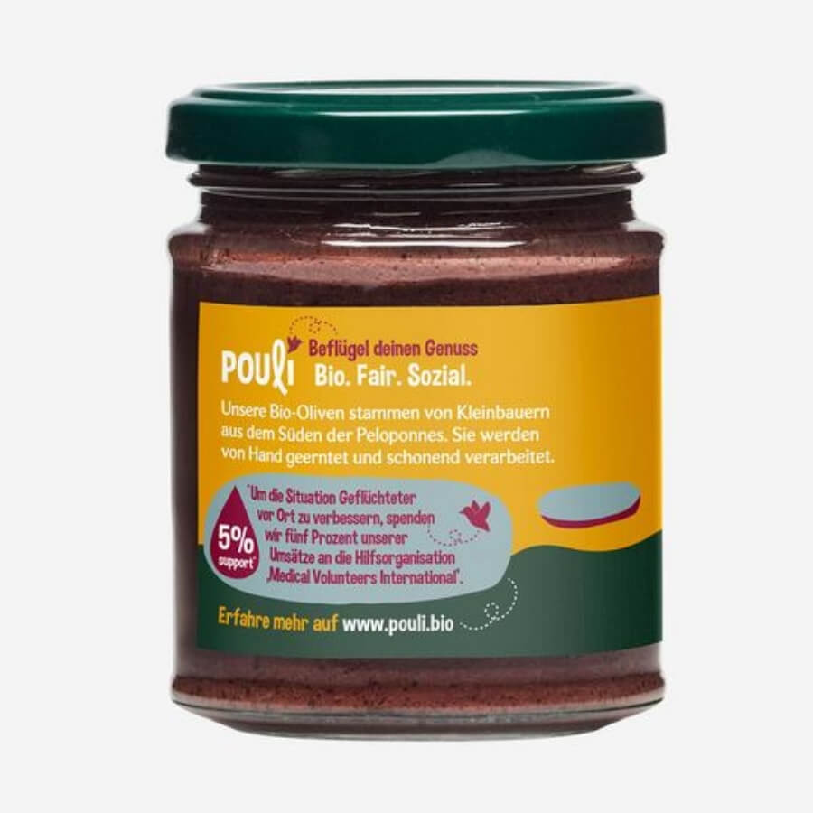 Pouli Olivenpaste im Glas Setenansicht