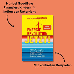 Energierevolution Jetzt! Buchcover mit Impact