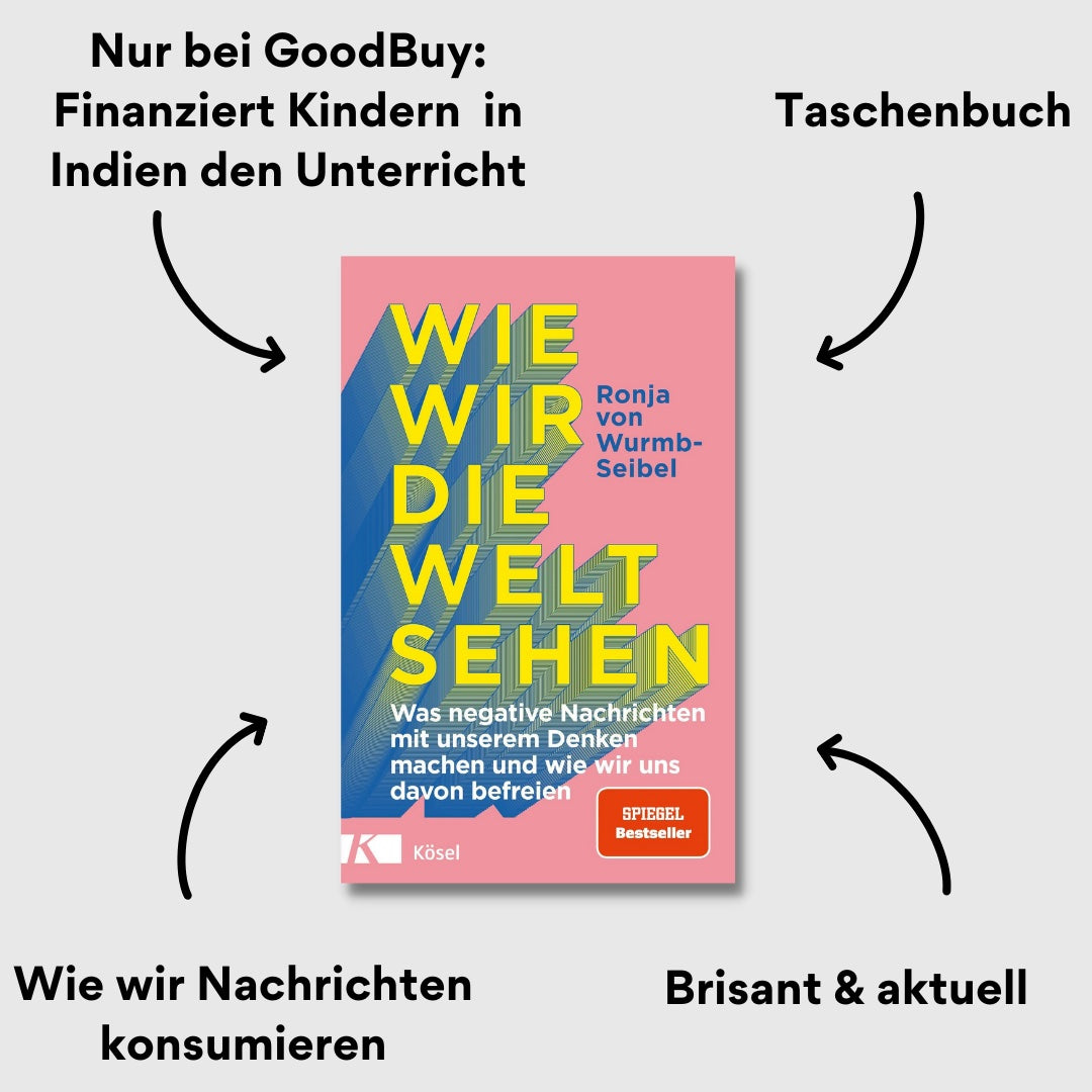 Wie wir die Welt sehen Buchcover mit Imoact