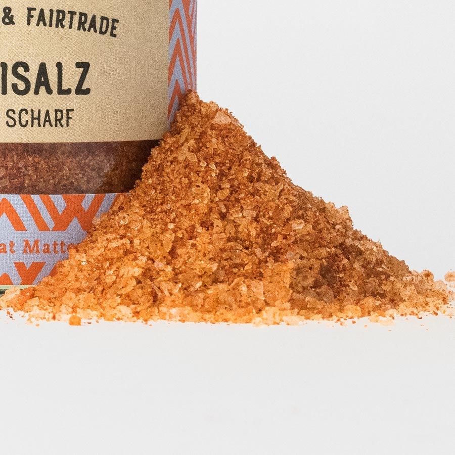 Häufchen Chili-Salz