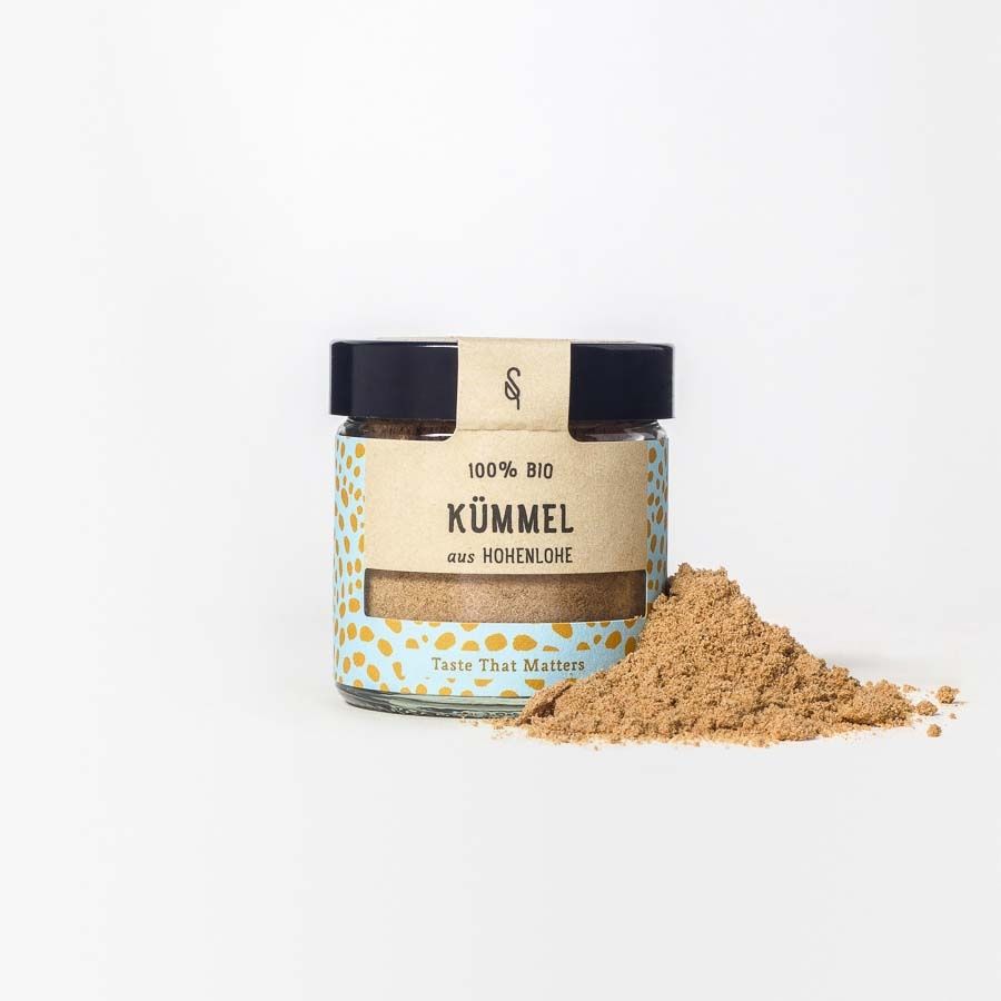 Gemahlener Kümmel im Glas