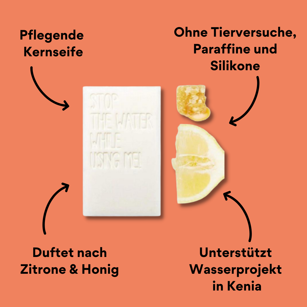 Hand- und Körperseife Lemon Honey (125g) mit Impact