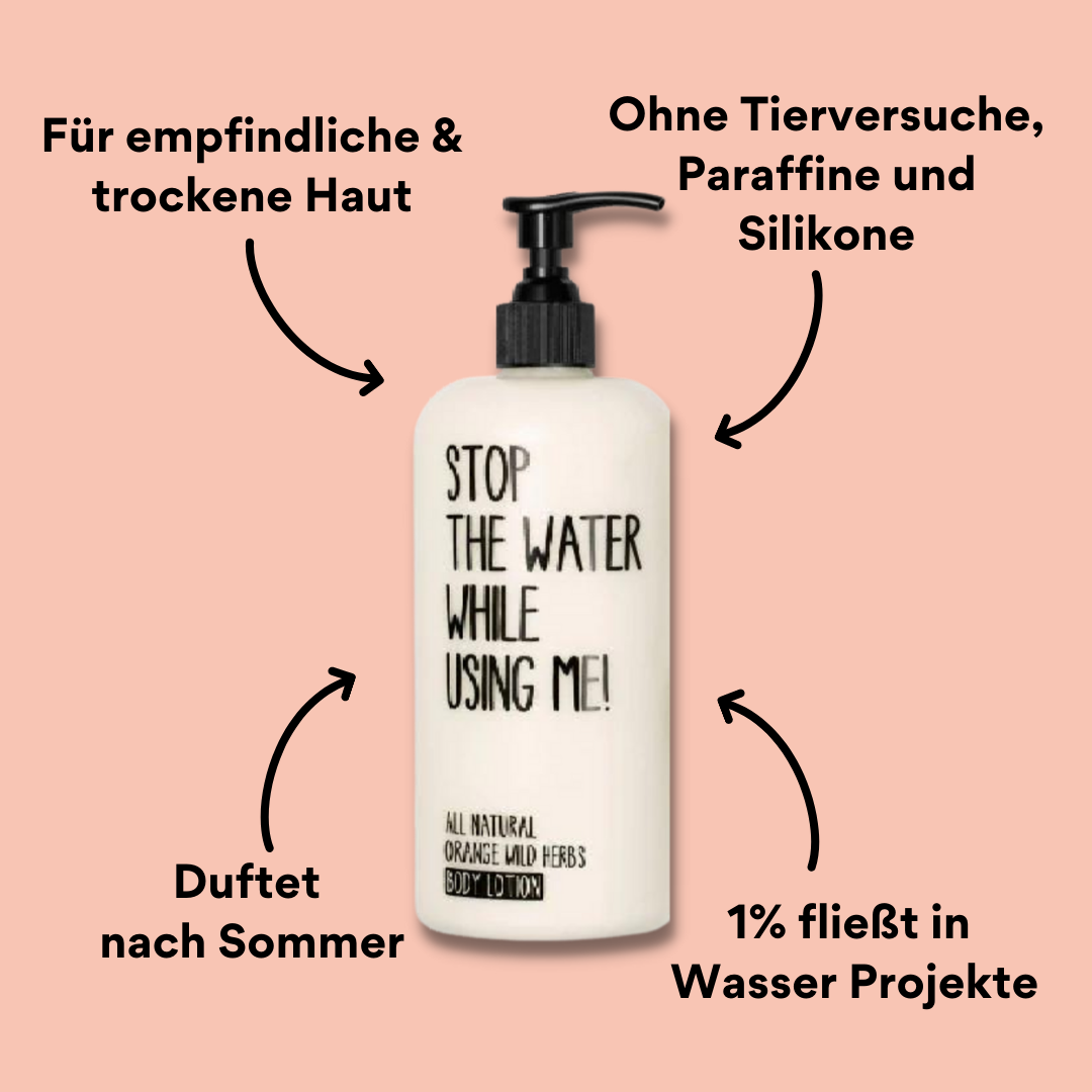 Bodylotion Orange Wild Herbs (200ml, 500ml) mit Impact
