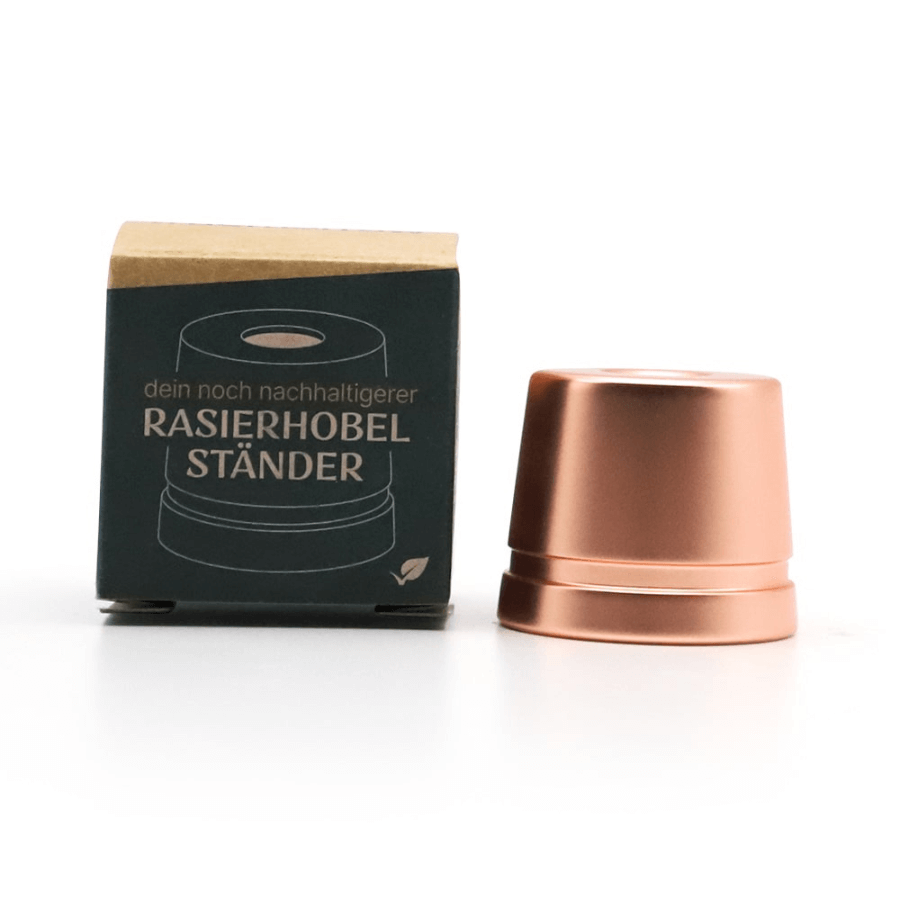 Truemorrow Rasierhobel Ständer Rose mit Verpackung