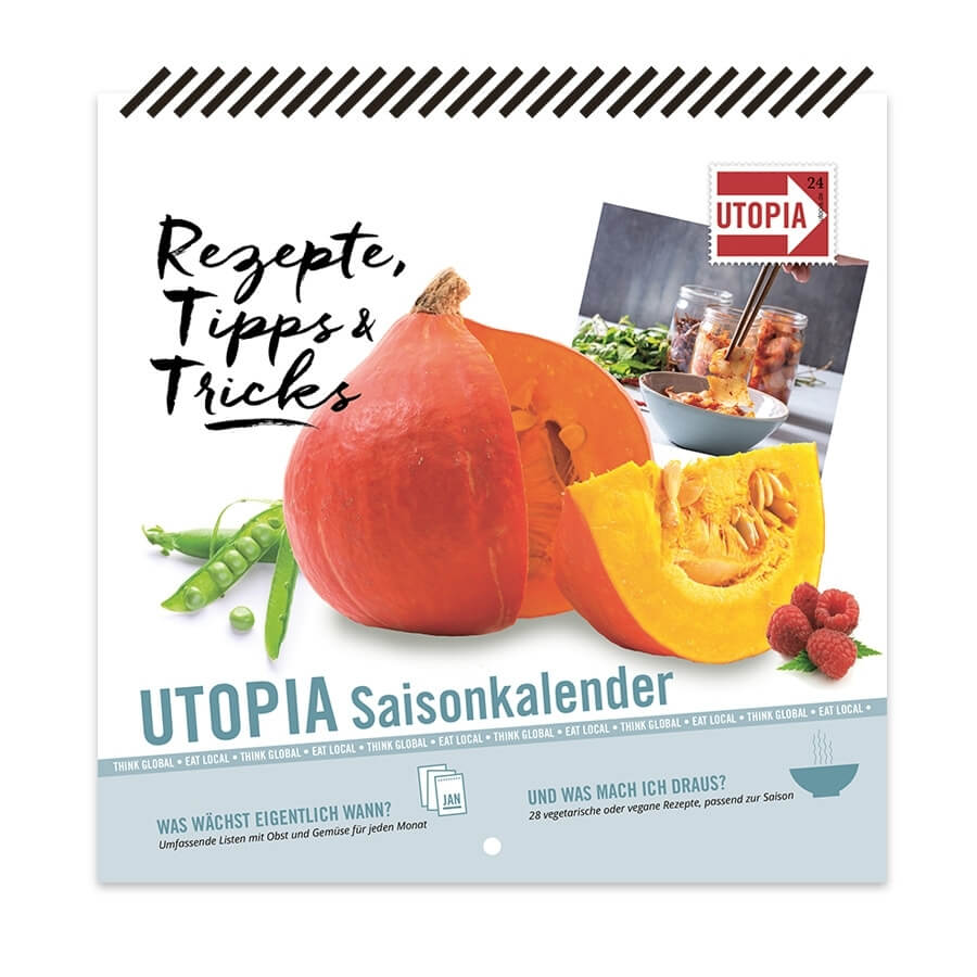 Utopia Wandkalender Cover, zusammengeklappt