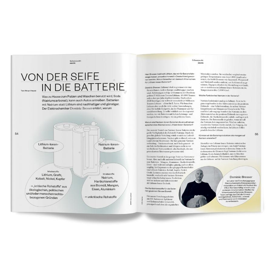 enorm 01/22 – Stoff für die Energiewende