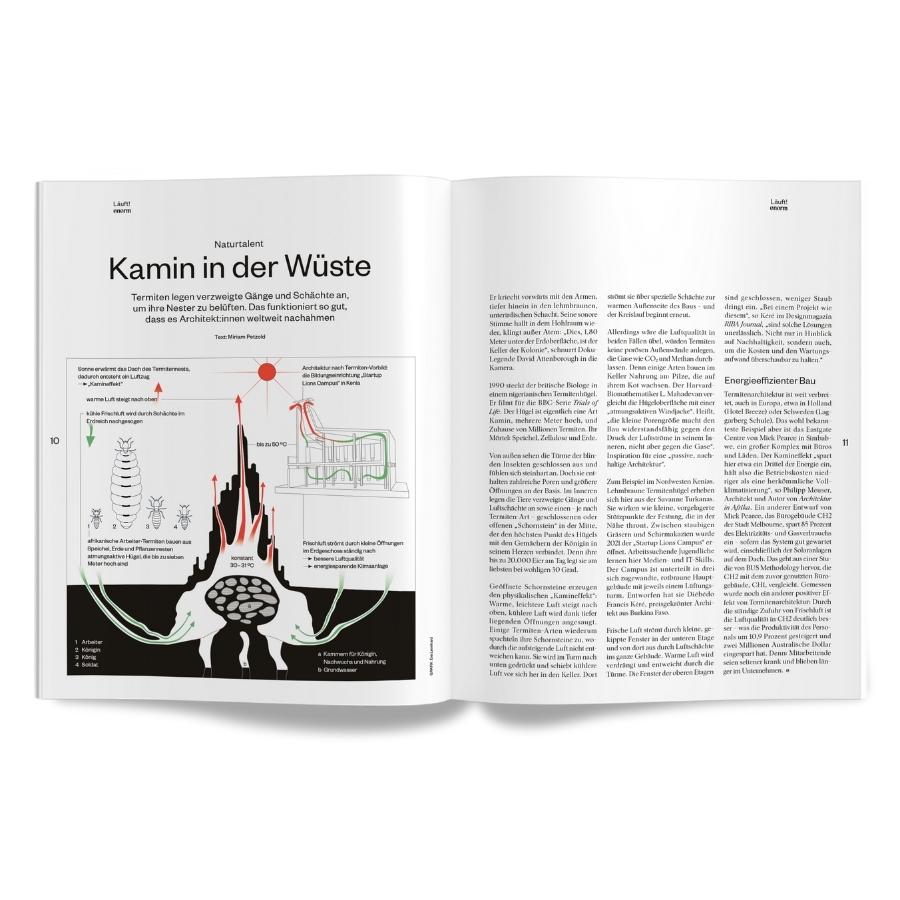 enorm Magazin der Sport gehört uns - Innenansicht