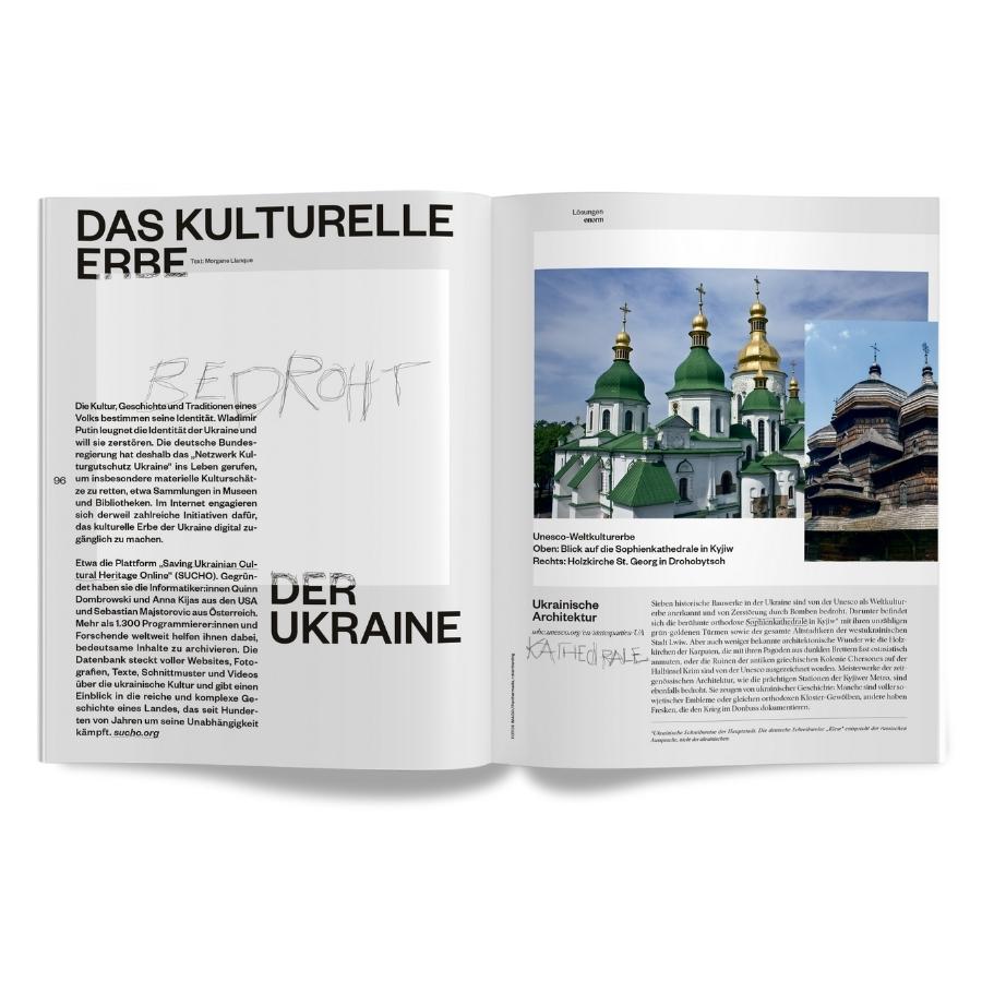 enorm Magazin der Sport gehört uns - Innenansicht